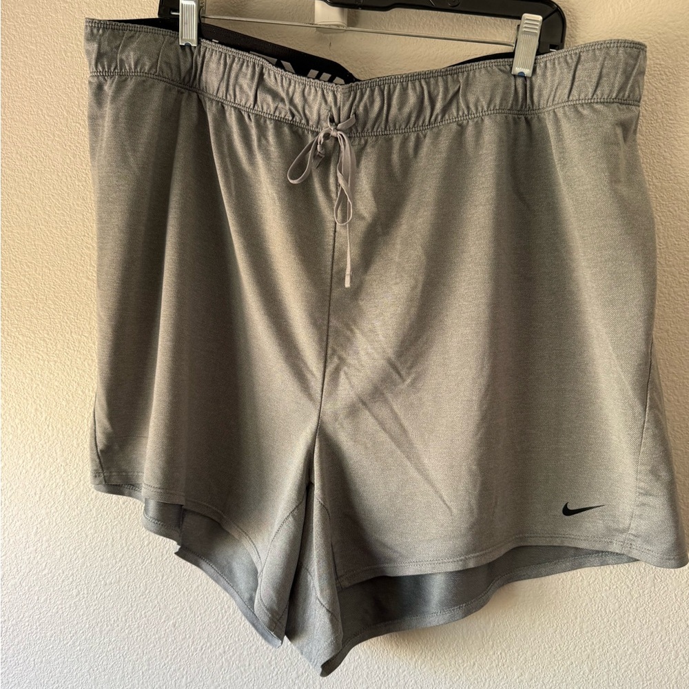 Nike Light Gray Sports Shorts